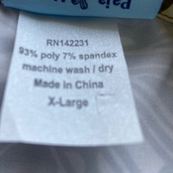 Ripskirt Hawaii Wrap Skirt XL Vintage Tribal Print Green Mini Adj Waist Swim - Picture 4 of 6